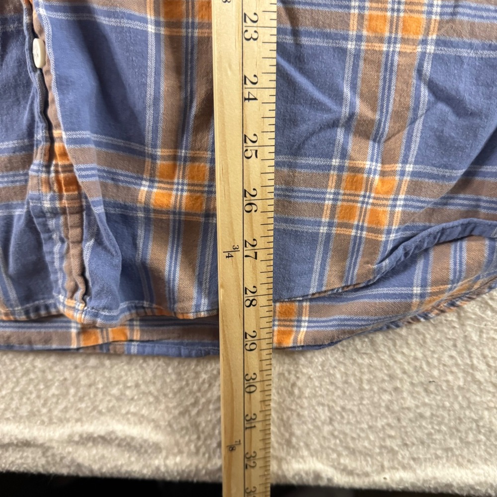 Columbia Mens L Button Down Plaid Long Sleeve Casual Shirt Fall Colors Everyday - Picture 7 of 10